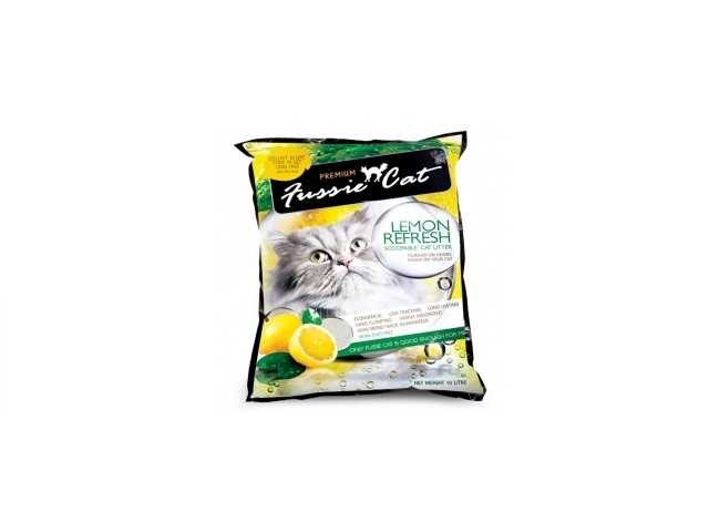 Fussie (Фасси) Cat Lemon - Наполнитель комкующийся Лимон