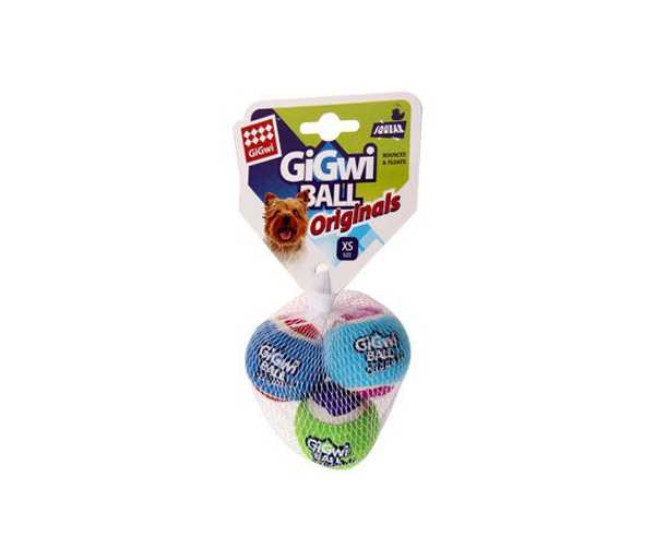 GiGwi Ball - Игрушка для собак "3 мяча" с пищалкой