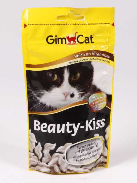 Gimpet (ДжимКэт) Beauty Kiss -Лакомство для кошек с Биотином и Цинком для мягкой шерсти