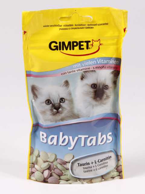 Gimpet (ДжимКэт) BabyTabs - Витаминизированное лакомство для котят Таурин + L-Карнитин