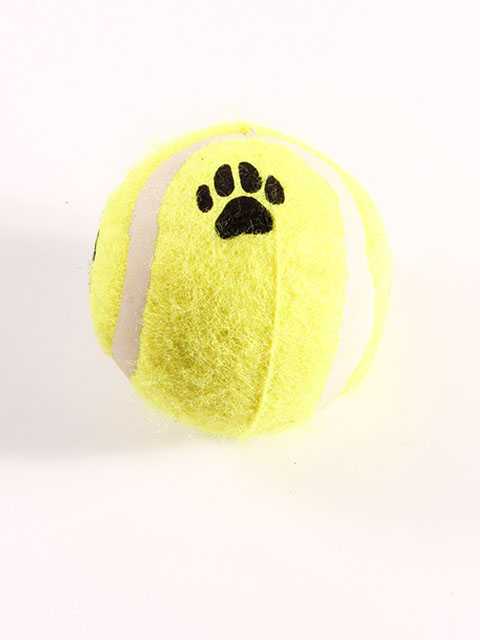 I.P.T.S. - Игрушка для собак "Мяч теннисный с отпечатками лап"