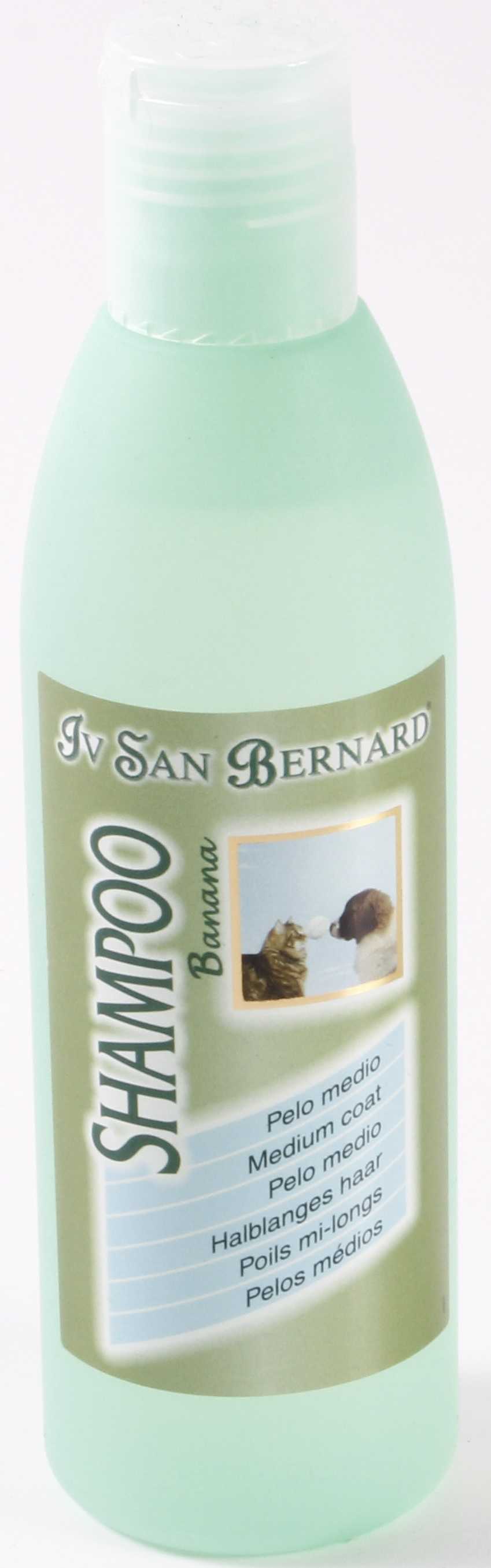 Iv San Bernard Shampoo "Banana" - Шампунь для собак и кошек со средней шерстью "Банан"