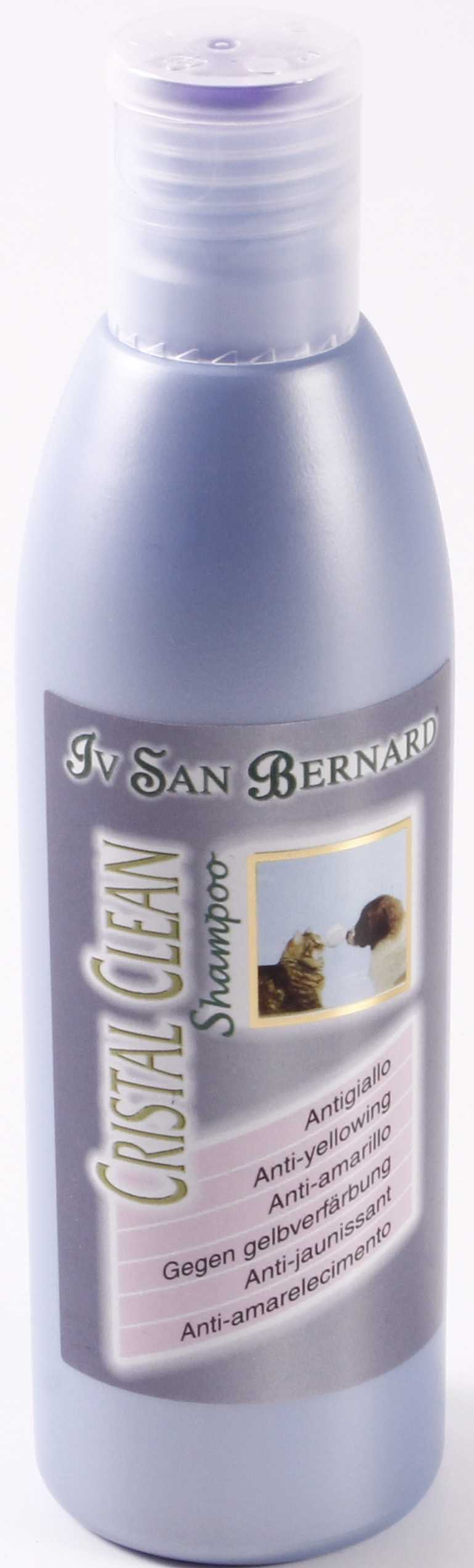 Iv San Bernard Shampoo "Cristal Clean" - Шампунь для собак и кошек с белой шерстью "Кристал Клин"