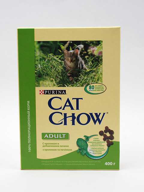 Cat Chow (Кэт Чау ) Adult - Корм для взрослых кошек с Кроликом и Печенью