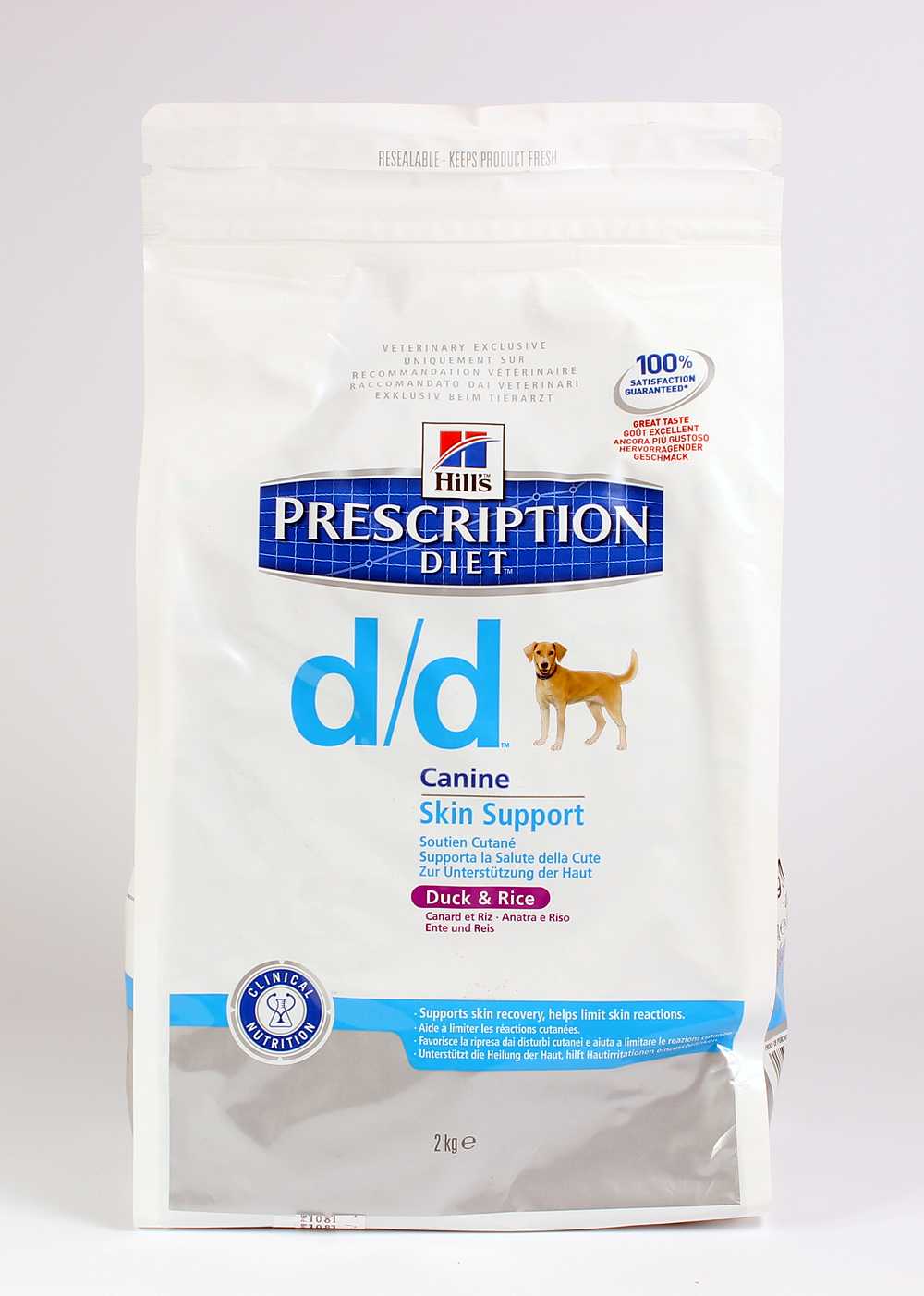 Hills (Хиллс) Prescription Diet d/d Canine Duck & Rice - Корм для собак с Уткой и Рисом при пищевой Аллергии и Дерматите