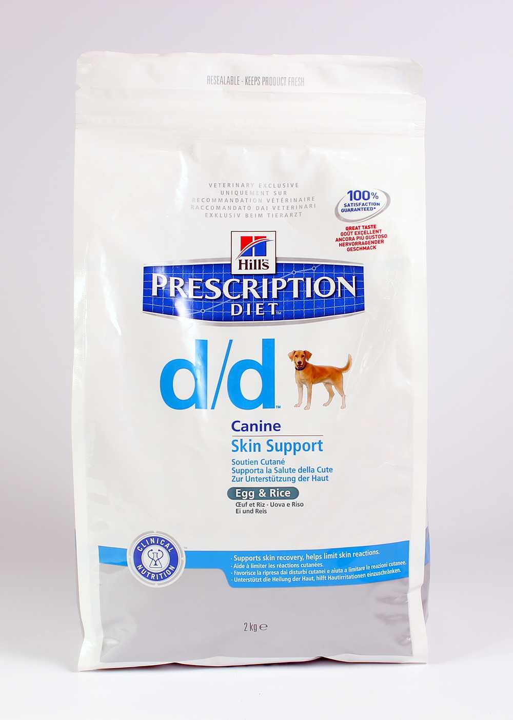 Hills (Хиллс) Prescription Diet d/d Canine Egg & Rice - Корм для собак с Яйцом и Рисом при пищевой Аллергии и Дерматите