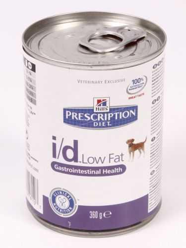 Hills (Хиллс) Prescription Diet i/d Low Fat Canine - Облегченный корм для собак при заболеваниях Пищеварения (Банка)