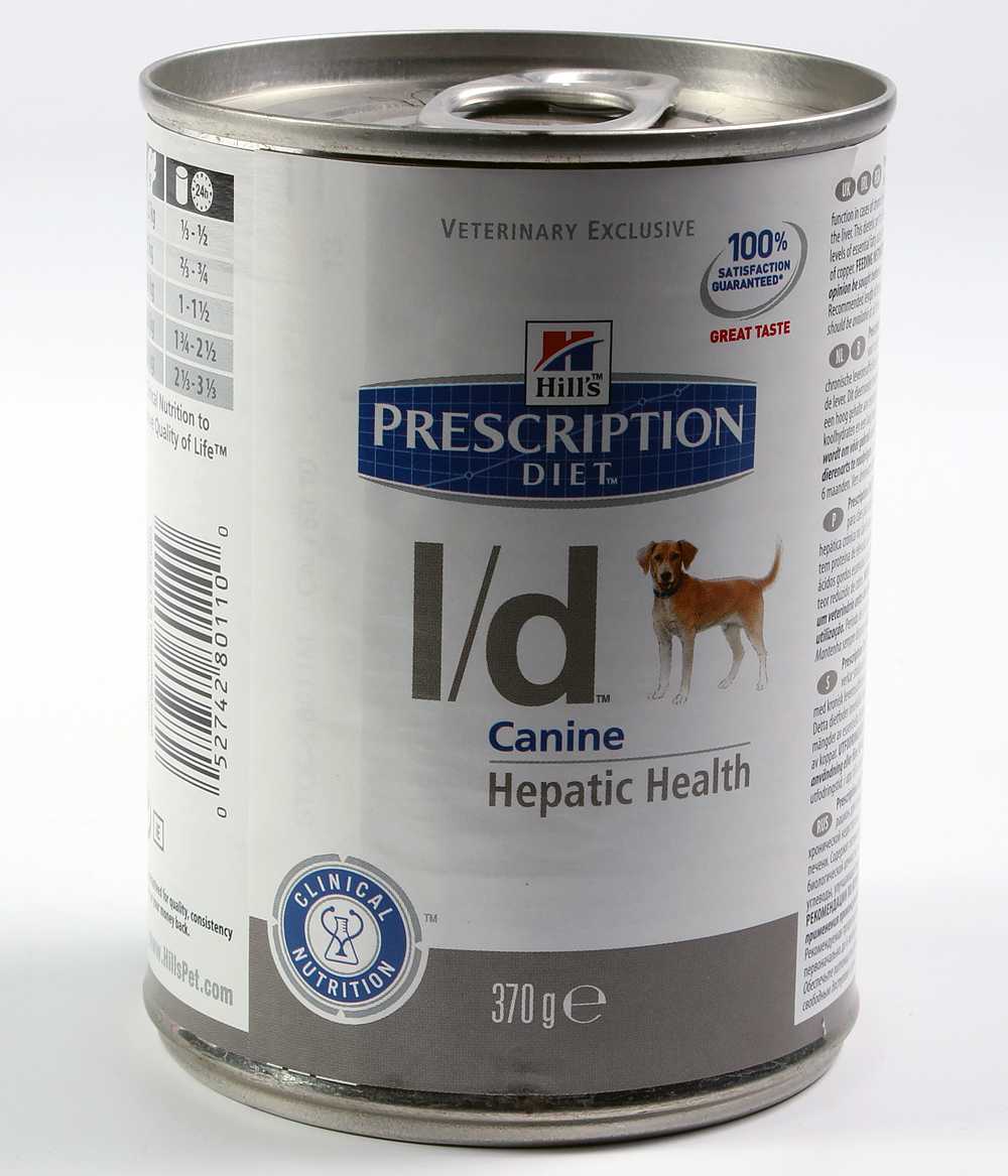 Hills (Хиллс) Prescription Diet l/d Canine - Корм для собак при заболеваниях Печени (Банка)