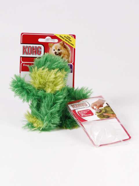 Kong (Конг) - Игрушка для собак "Лягушка" Плюш
