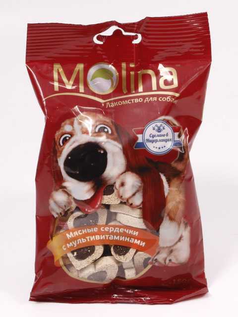 Molina (Молина) - Мясные сердечки с мультивитаминами