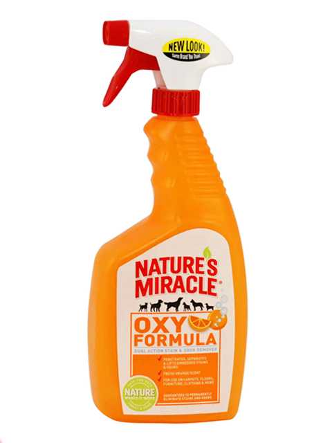 8in1 (8в1) Natures Miracle Stain&Odor Remover Orange Oxy Power - Уничтожитель запаха и пятен "Орандж - Окси" от собак