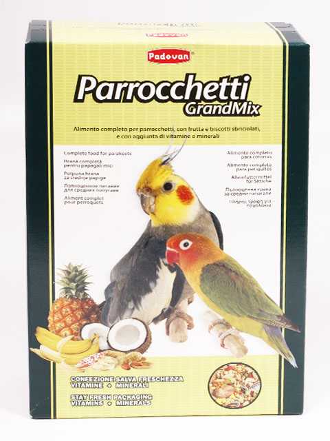 Padovan (Падован) GrandMix Parrocchetti - Корм для Средних попугаев