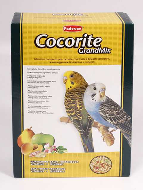 Padovan (Падован) GrandMix Cocorite - Корм для Волнистых попугаев Комплексный