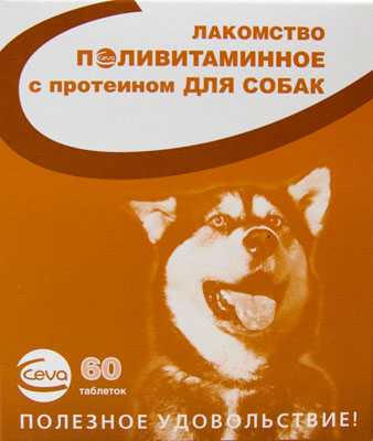 Поливитамины CEVA для собак с протеином