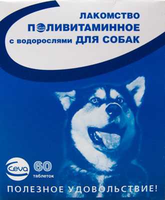 Поливитамины CEVA для собак с водорослями