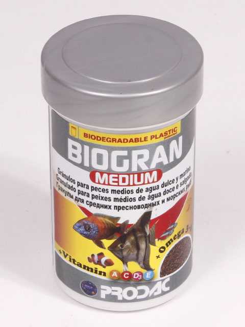 Prodac Biogran Medium - Корм для пресноводных и морских рыб (Средние Гранулы)