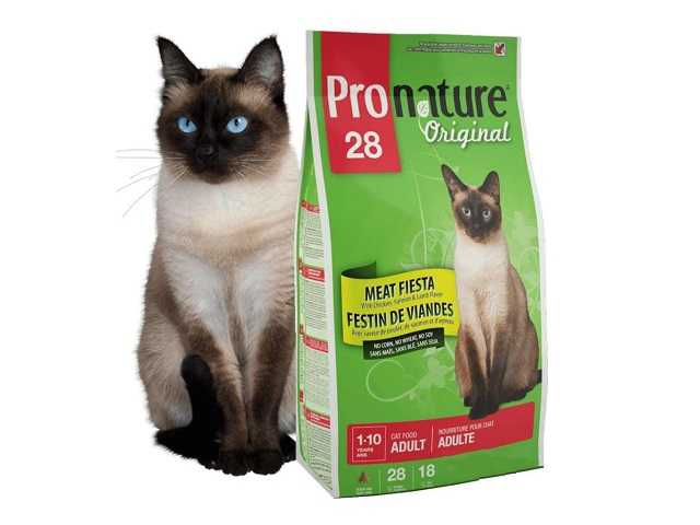 Pronature Original 28 - Пронатюр для кошек (Мясной праздник)