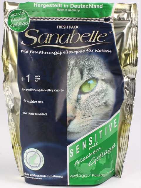 Sanabelle (Санабель) Sensitive - Сухой корм для кошек для чувствительного желудка с Птицей