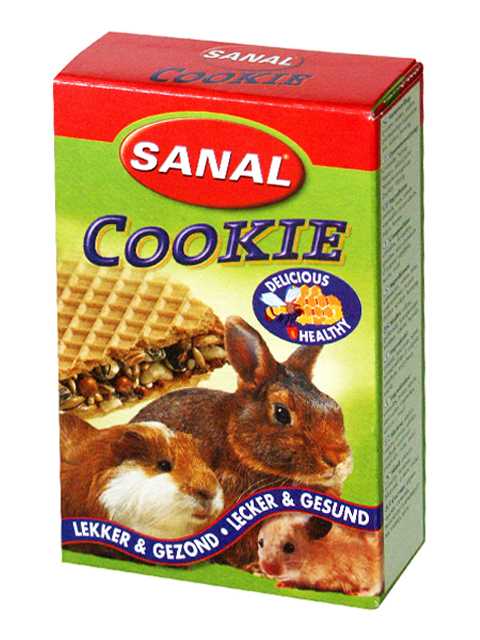 Sanal (Санал) Cookie - Лакомство для грызунов со вкусом мёда и злаков (Пирожное)