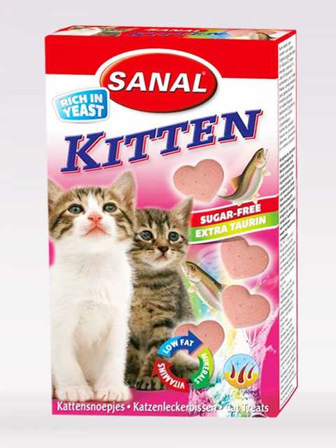 Sanal (Санал) Kitten - Добавка в основному питанию для котят с Лососем и Таурином