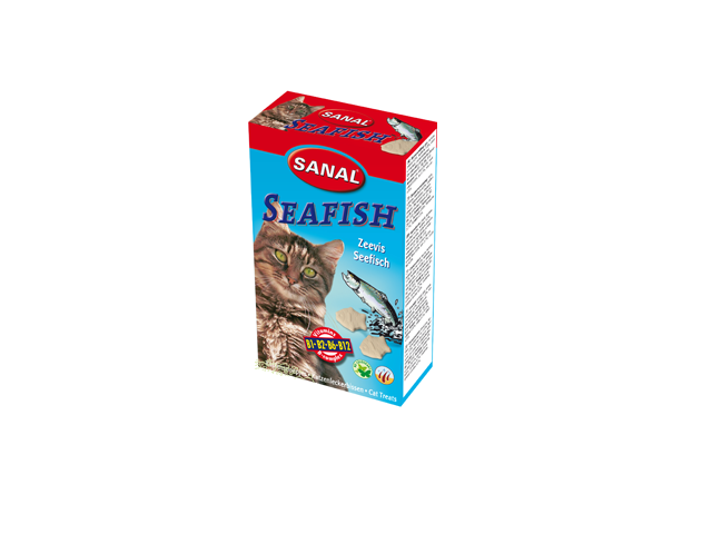 Sanal (Санал) SeaFish - Добавка в основному питанию для кошек с Морской рыбой