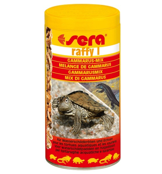 SERA Raffy 1 - Корм натуральный для Cухопутных и Водяных Черепах и Ящериц