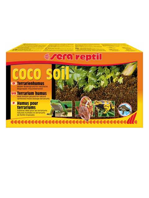 Sera Reptil Coco Soil -Террариумный грунт из Кокосового волокна