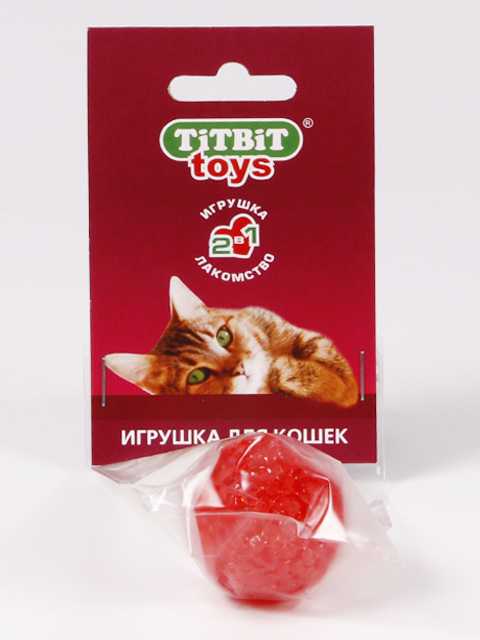 TiTBiT (ТиТБиТ) Toys - Игрушка для кошек "Хвост кроличий" c Шариком