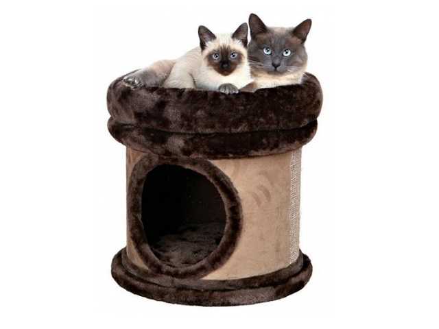 Trixie (Трикси) - Домик-башня для кошки "Toni" 40 см, замша/плюш