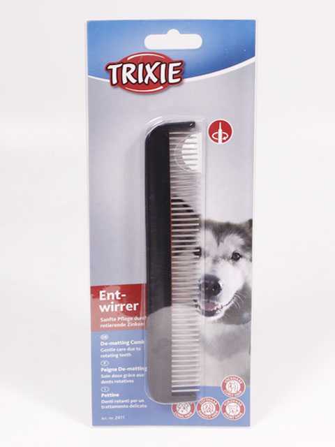 Trixie (Трикси) - Расческа с вращающимся зубьями Метал/пластик