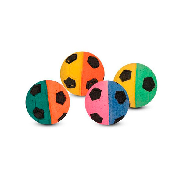 Triol (Триол) - Игрушка для кошек "Мяч футбольный" двухцветный