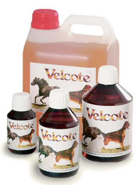 Velcote (Велькот) - Масло для улучшения кожи и шерсти у Собак, Кошек, Лошадей и Грызунов