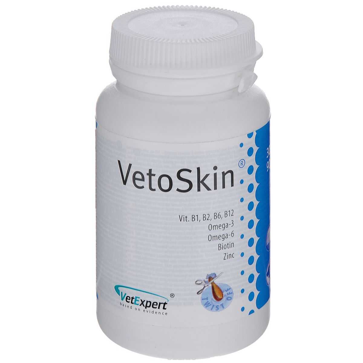 VetoSkin (Ветоскин) - Витамины для поддержания и восстановления кожи у собак и кошек