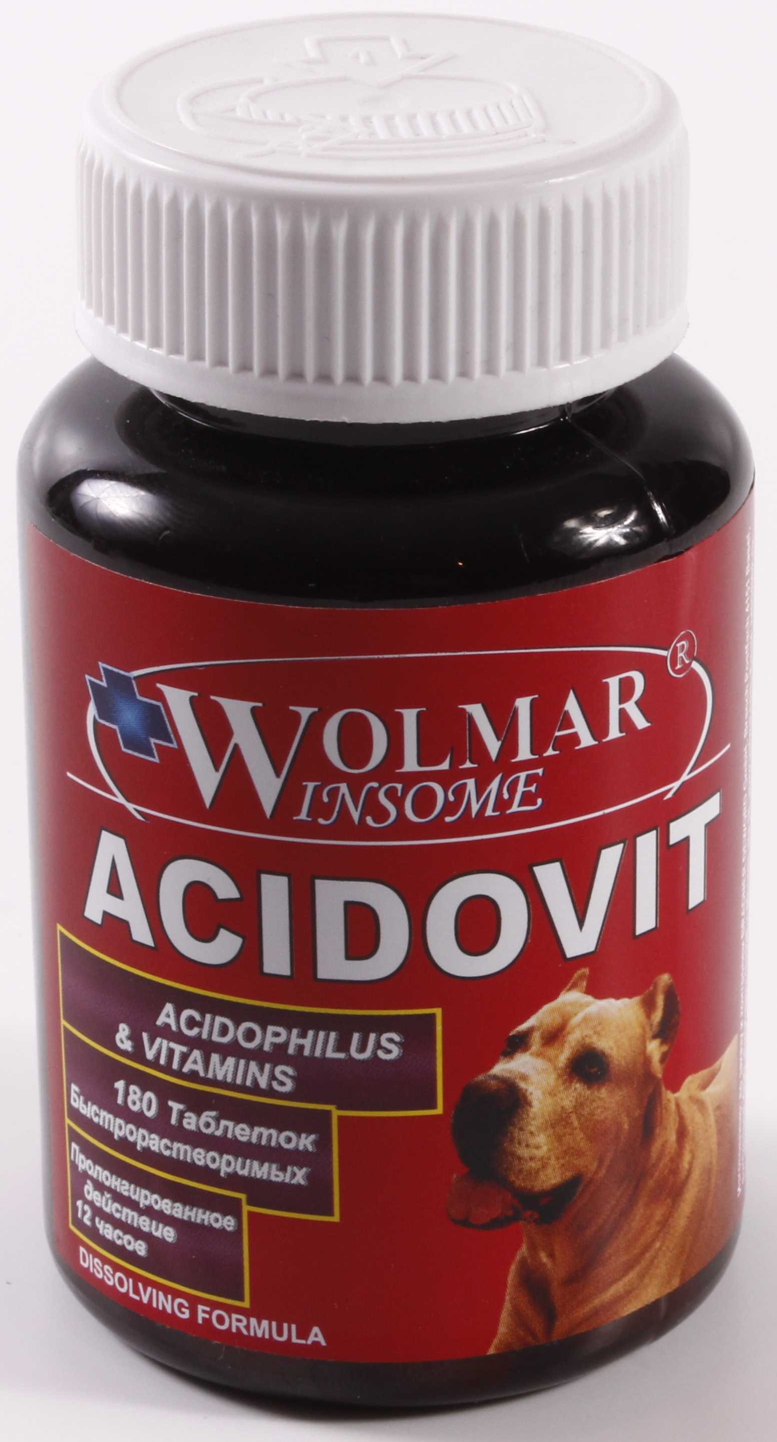 Wolmar (Волмар) Winsome Acidovit - Полифункциональная комбинация для поддержания ЖКТ для собак