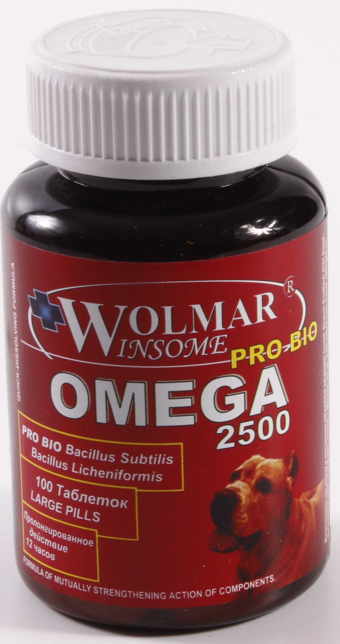 Wolmar (Волмар) Winsome Pro Bio Omega 2500 - Синергический мультикомплекс для собак средних и крупных пород