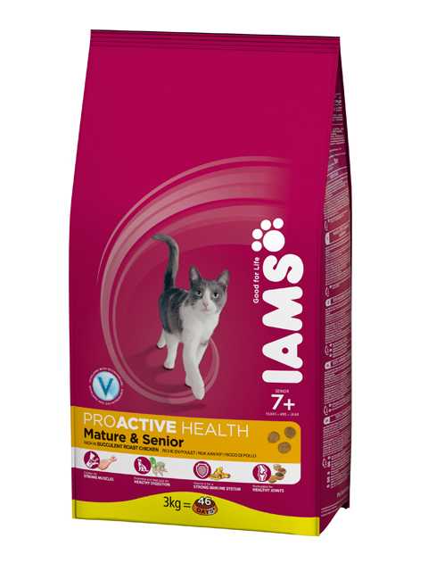 IAMS (Ямс) ProActive Health Mature & Senior - Корм для кошек старше 7 лет с курицей